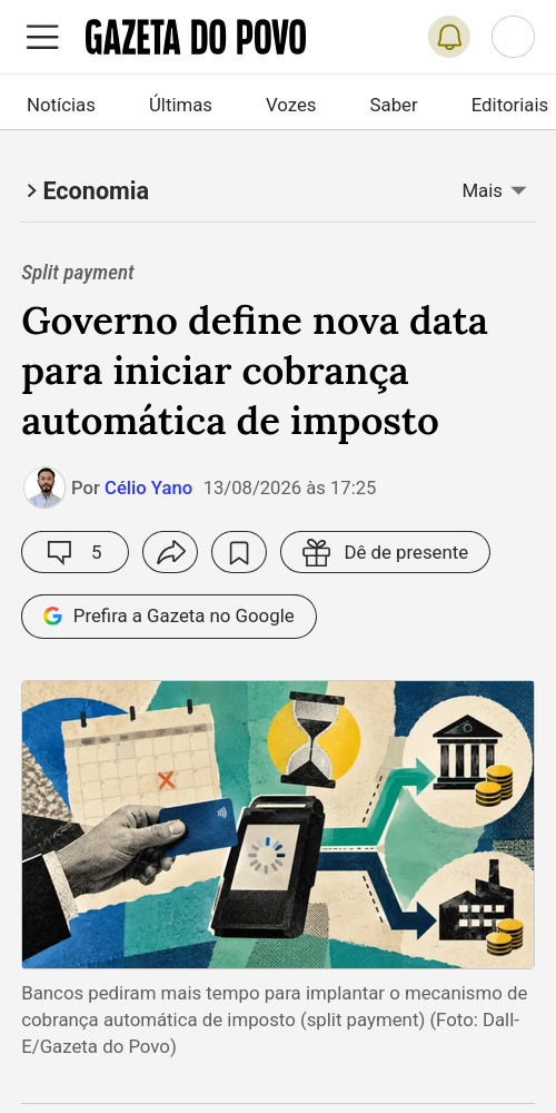 Brazil's split payment tax change
